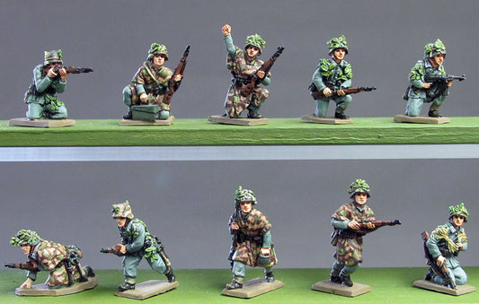 Infantry section wearing camouflage