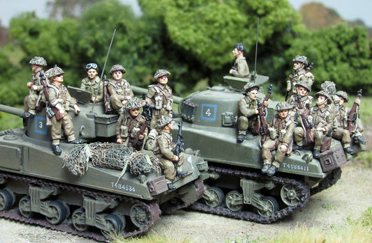 British Infantry tank riders – Set 2