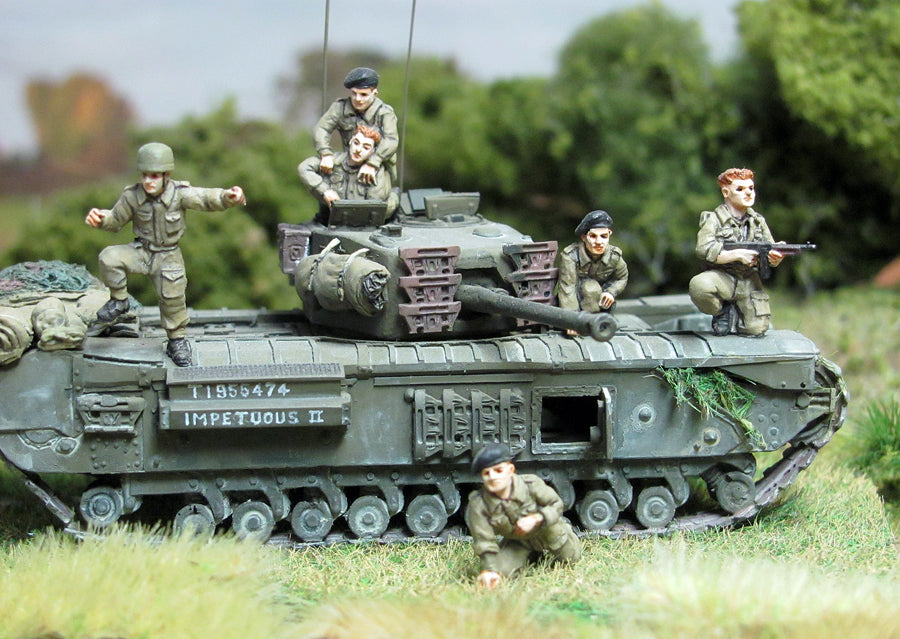 British tank crew bailing