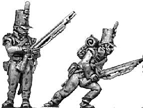 Cacadores skirmishing with musket