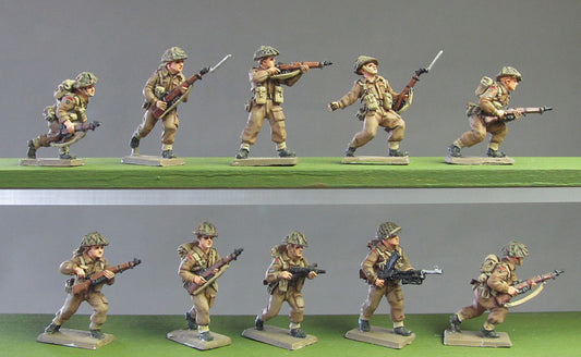 Infantry section advancing