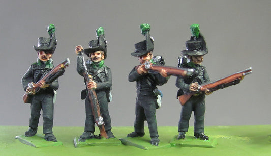 Avantgarde Muskets skirmishing Waterloo