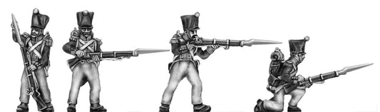 Voltigeurs skirmishing covered shako