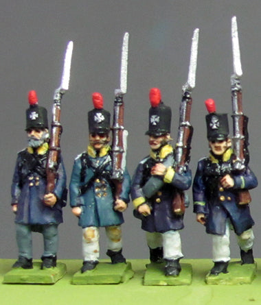 Silesian Landwehr British shako litewka marching
