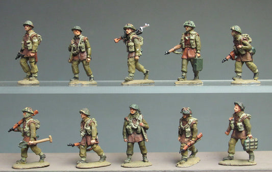 Winter British marching