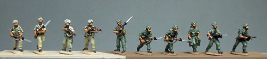 Sikh Infantry advancing
