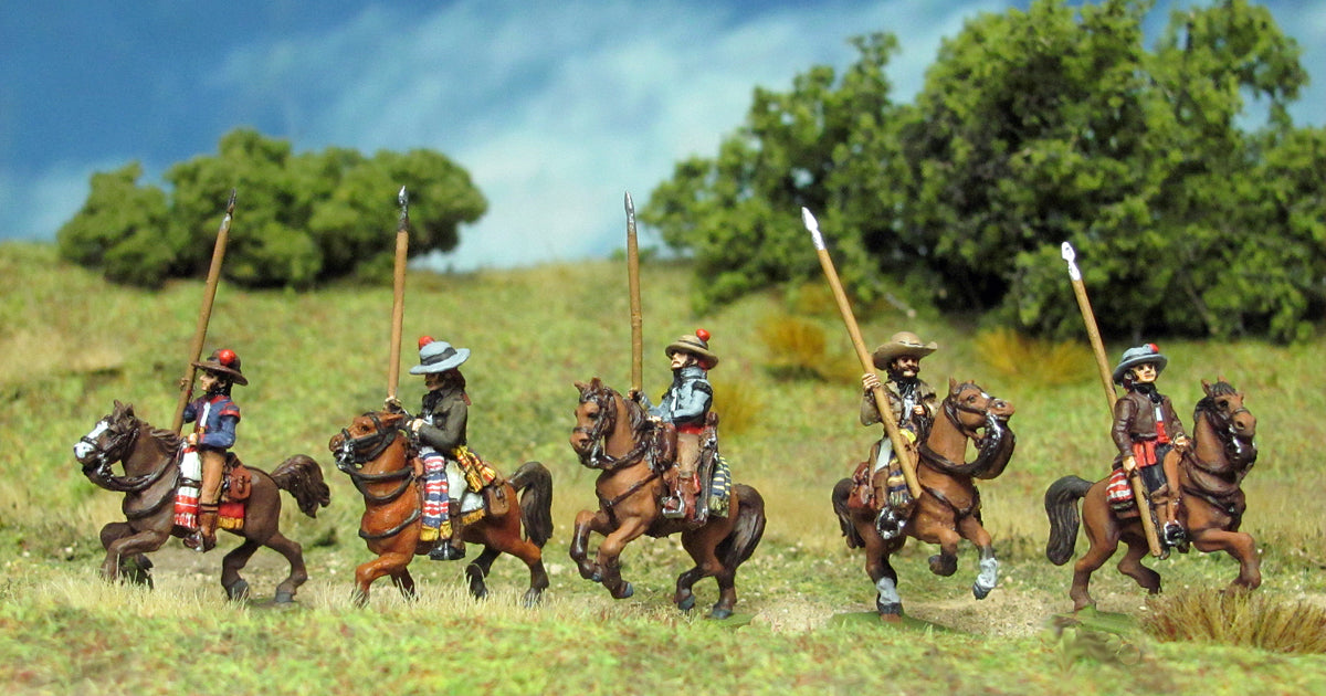 Spanish guerrillas lancers