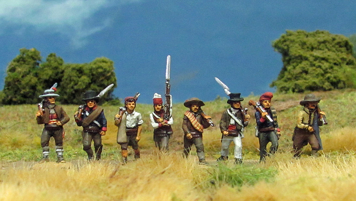 Spanish guerrillas marching
