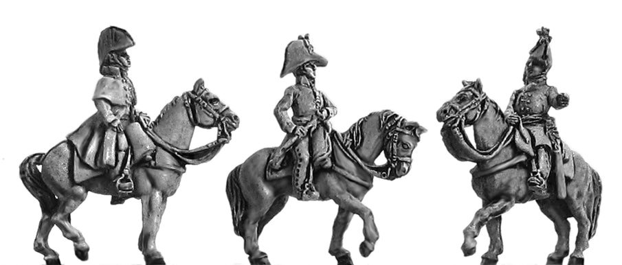Mounted officer  cocked hat