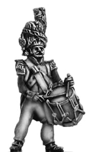 Drummer in bearskin