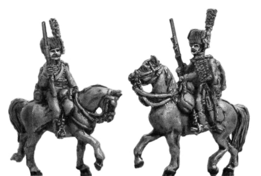 Chasseur a Cheval on guard carbine