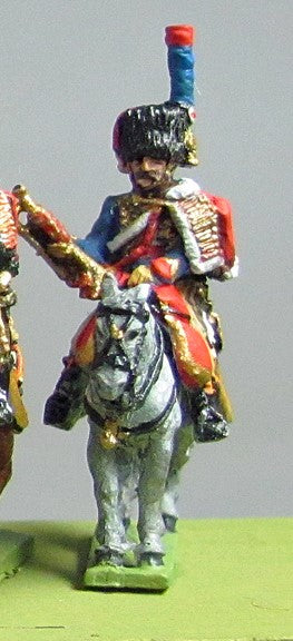 Chasseur a Cheval trumpeter at rest