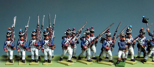 Imperial French line battalion 1807-1813