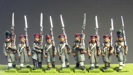 Imperial French 4th battalion 1807-1813