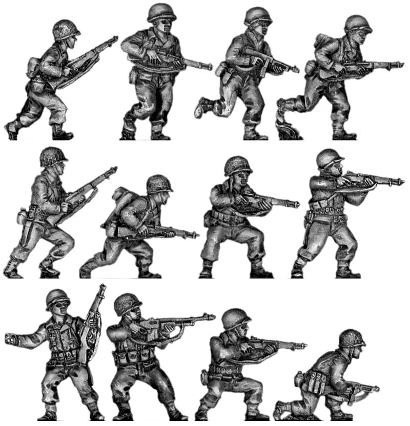 Infantry squad advancing