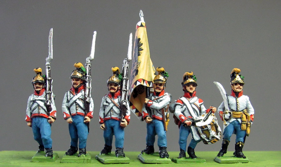Austrian Hungarian Line Infantry battalion (1798-1805 Helmet Period)