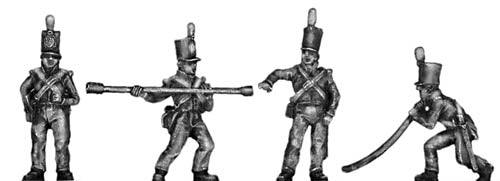 Foot Artillery crewman loading