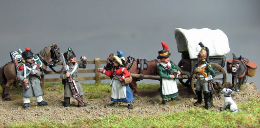 Cantiniere and customers
