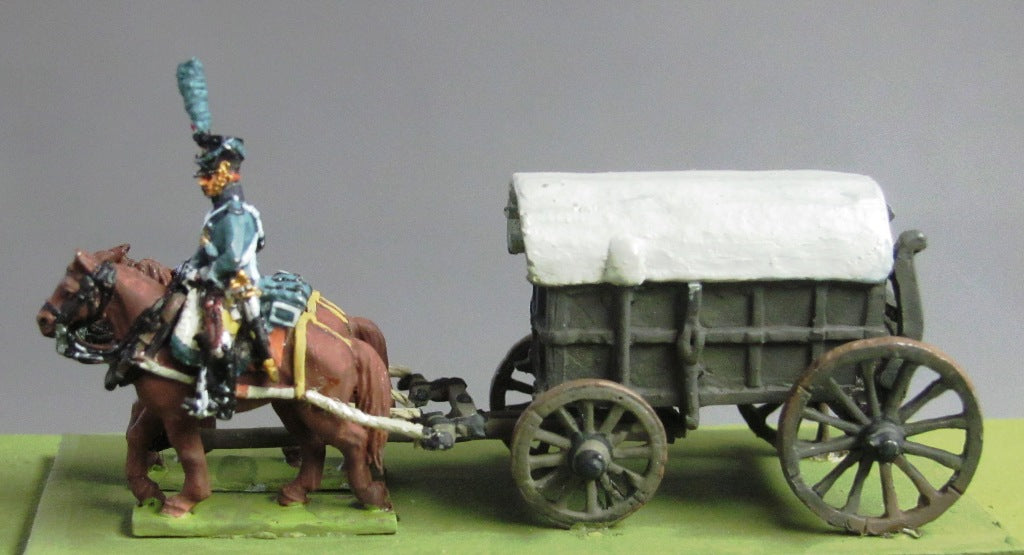 French two horse Battalion wagon