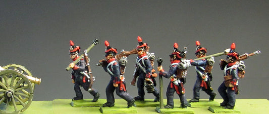 French foot artillery marching