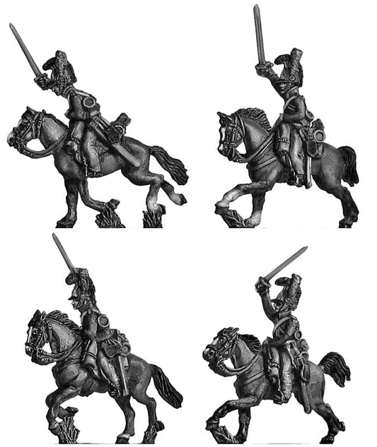 British Household Cavalry Troopers charging
