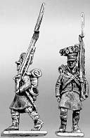 Highland infantry centre company marching shoulder arms