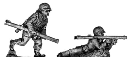 Bazooka firing prone and advancing