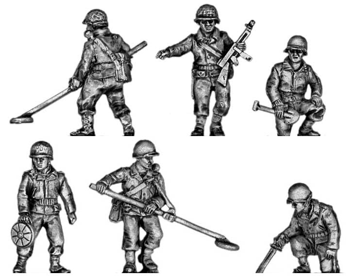 Mine clearing team