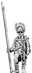 German grenadier standard bearer