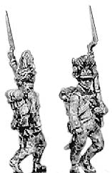 Hungarian grenadier  marching shoulder arms