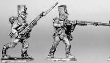 Grenzer  cylindrical shako skirmishing