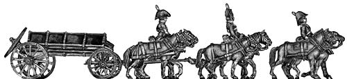 Six horse team walking caisson