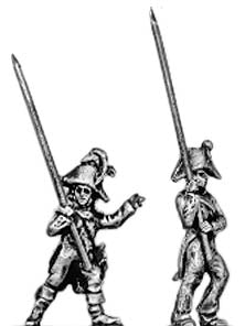 Line infantry standard bearer