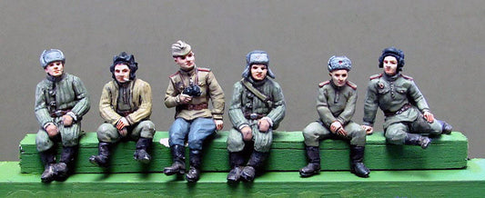 Tank crew seated variants