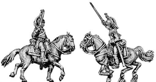 Cuirassier charging
