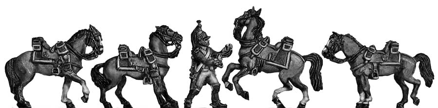 Dragoon Horse holder set