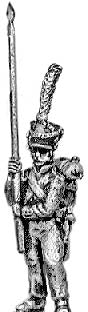 Standard bearer (for battalions without eagles)