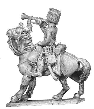 Horse artillery trumpeter mounted