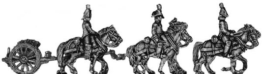 Light limber team and riders