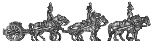 Heavy limber team and riders