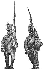 Reserve infantry marching shakos and jacket
