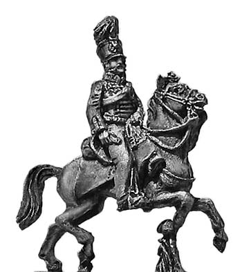 Prussian ADC Officer in Hussar uniform