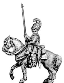 Kurassier standard bearer