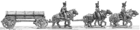 Foot artillery large caisson team