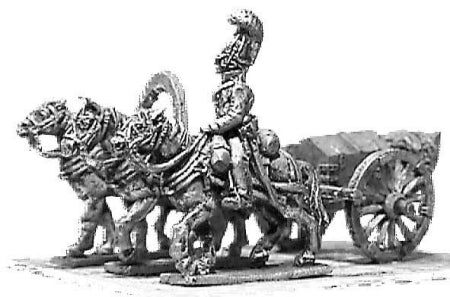 Horse artillery small caisson (Troika) team