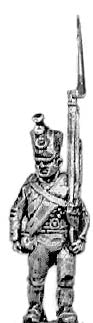 Musketeer shako march attack