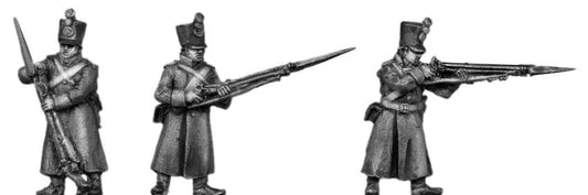 Musketeer shako greatcoat skirmishing