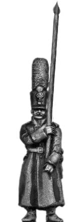 Grenadier standard bearer shako greatcoat