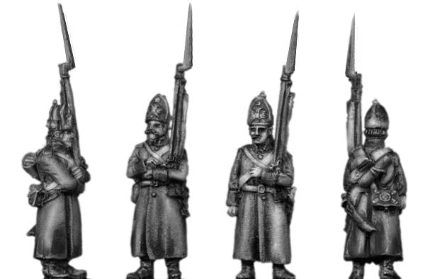 Fusilier greatcoat march-attack
