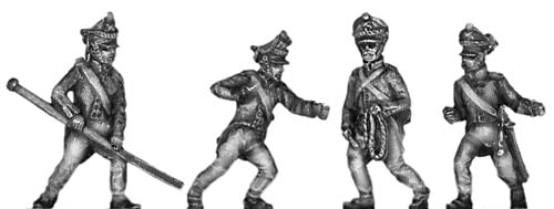 Foot artillery moving gun